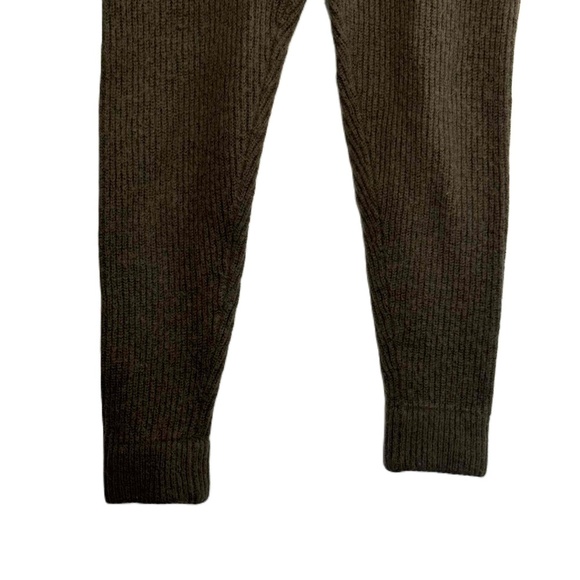 Jenni Kane Olive Green Alpaca Fisherman Sweatpants Lounge Pants Size‎ XS - Picture 6 of 12